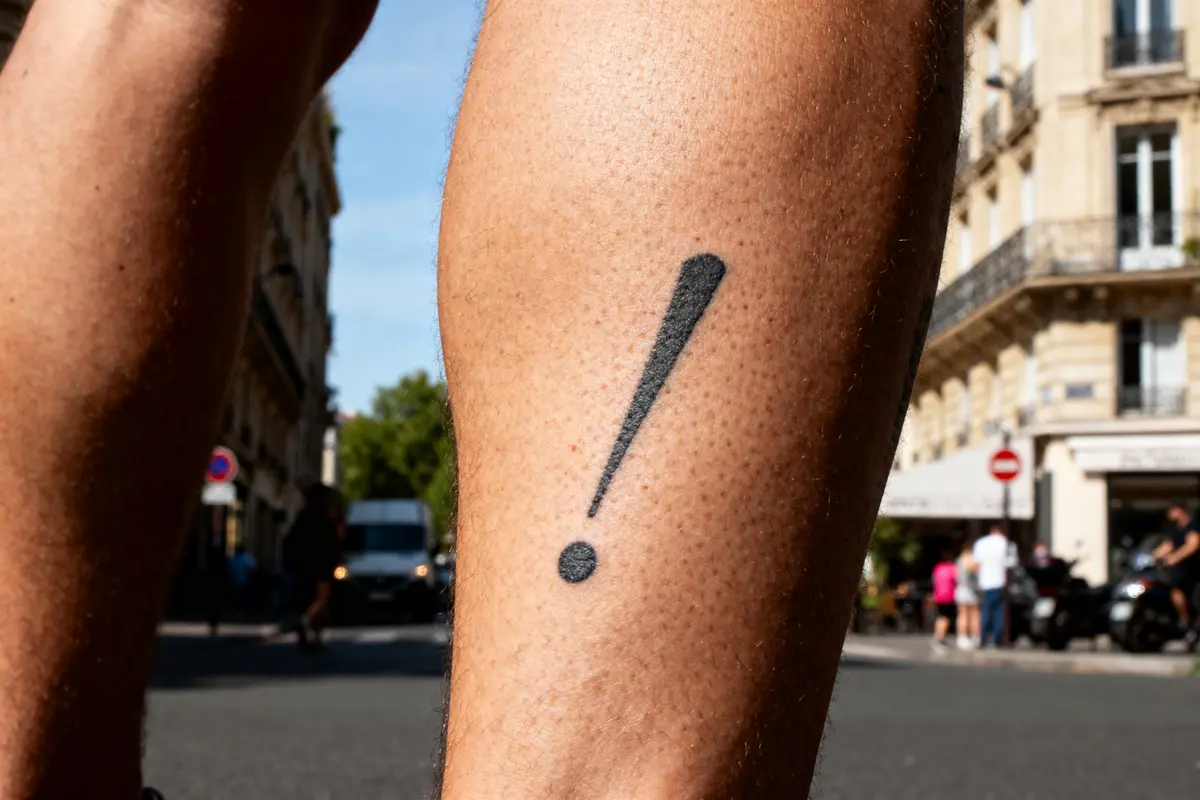 Signification du tatouage point virgule : Symbole de vie et espoir