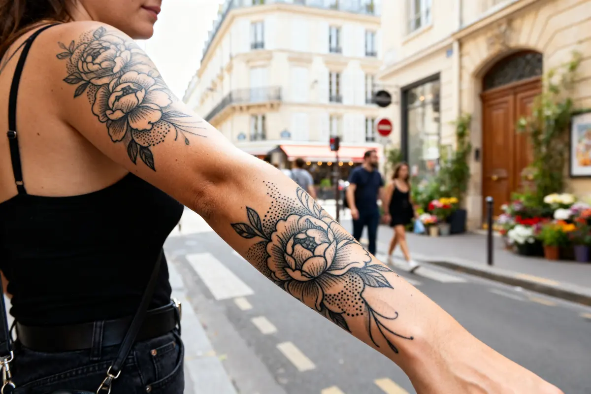 Tatouage au bras pour femme : 100+ idées inspirantes et stylées ✨