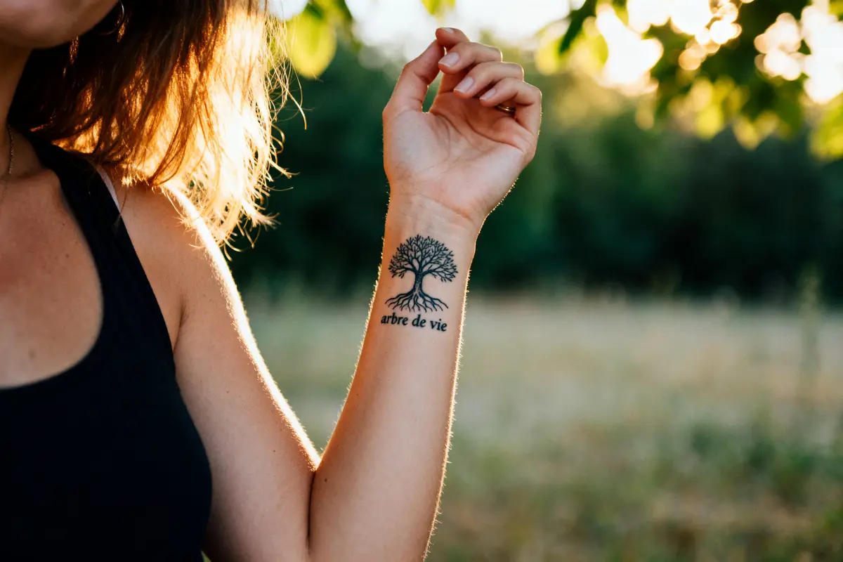 Petit tatouage femme arbre de vie : symbolique et idées