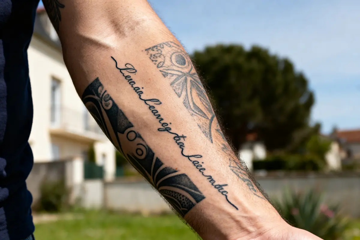 Tatouage ligne de vie : Signification, idées &amp; inspirations